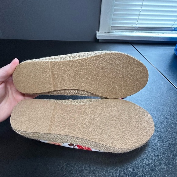 Sophie Sue Women's 10 Floral Espadrille Sneakers Canvas Lightweight Cottagecore - Picture 9 of 12